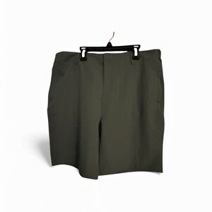 32 Degrees Men's Flat Front Shorts - Dark Green